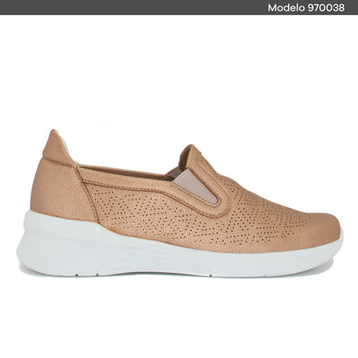 TENIS CASUAL PICCADILLY ORO ROSADO