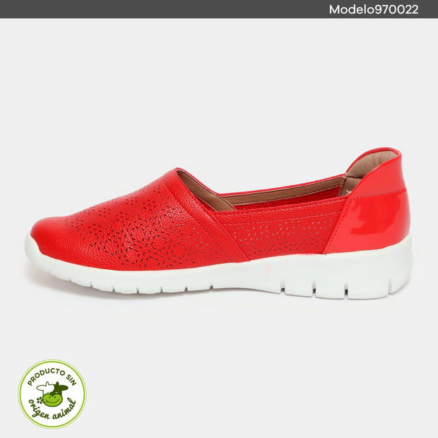 TENIS PICCADILLY CASUAL ROJO