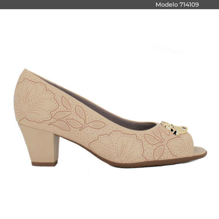 PEEPTOE PICCADILLY MAXI CREMA