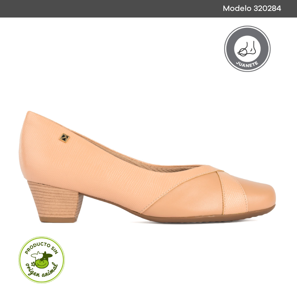 ZAPATILLA PICCADILLY MAXI NUDE TAC N MEDIO