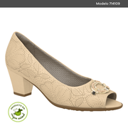 PEEPTOE PICCADILLY MAXI CREMA