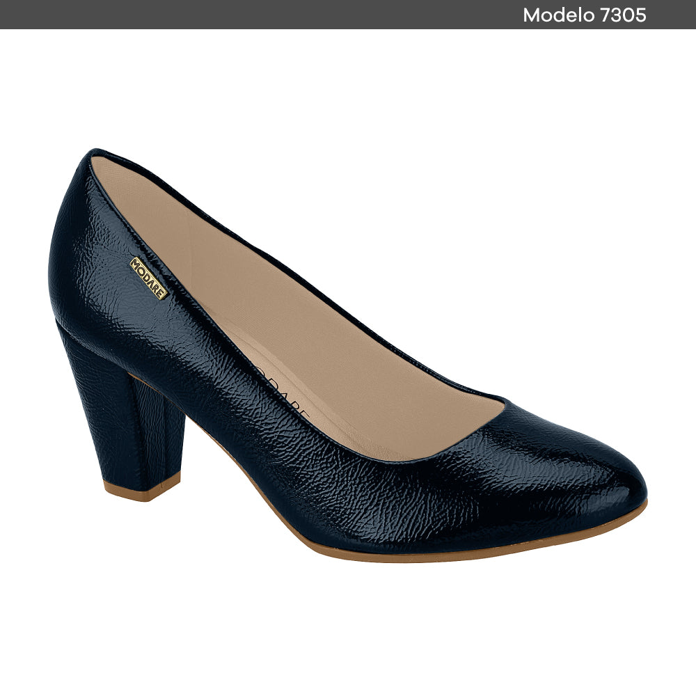 ZAPATILA MODARE DE CHAROL GLAM AZUL