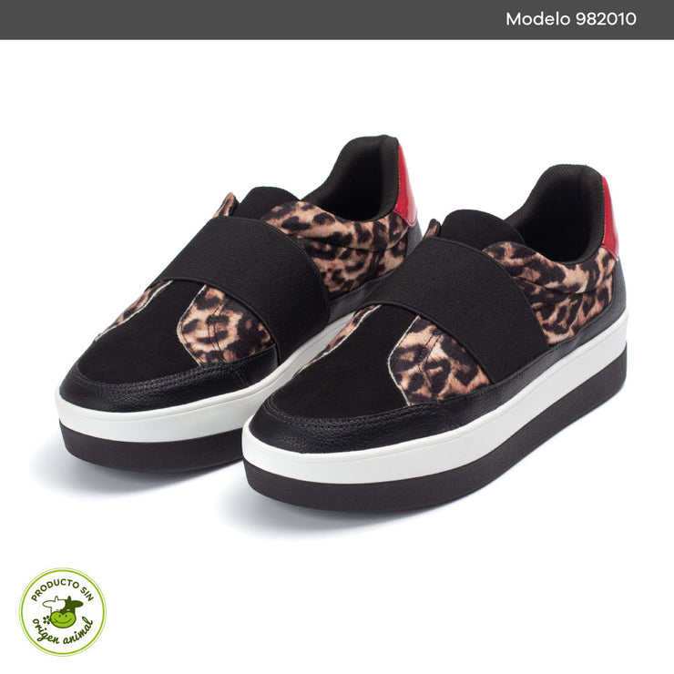 TENIS PICCADILLY CONFORT ANIMAL PRINT