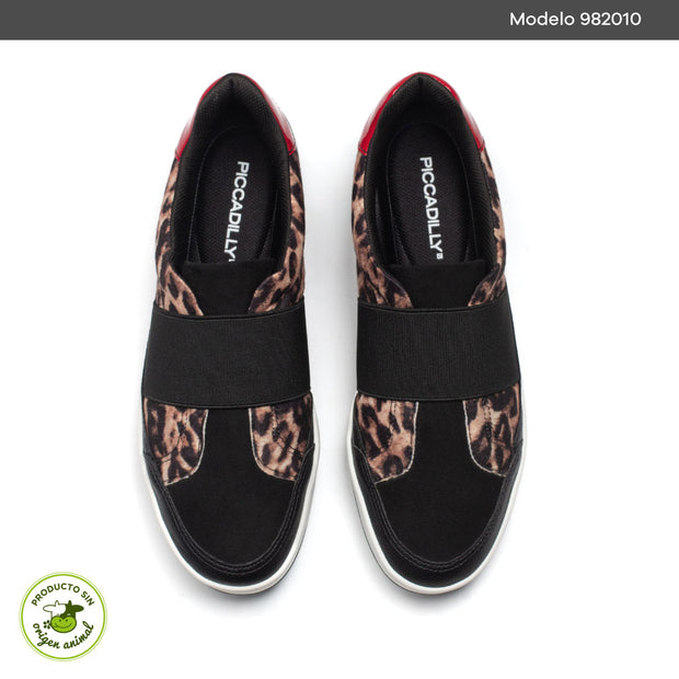 TENIS PICCADILLY CONFORT ANIMAL PRINT